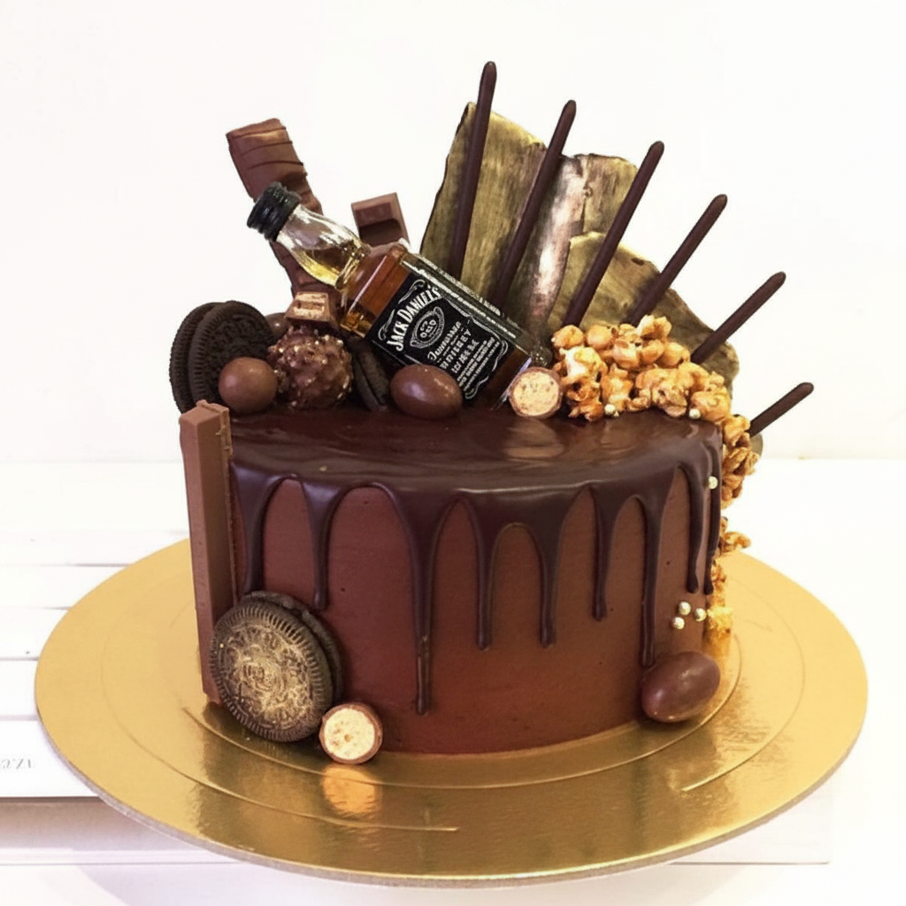 My Kinda High Cake - Loaded Chocolate Drip Cake by Cake Loom