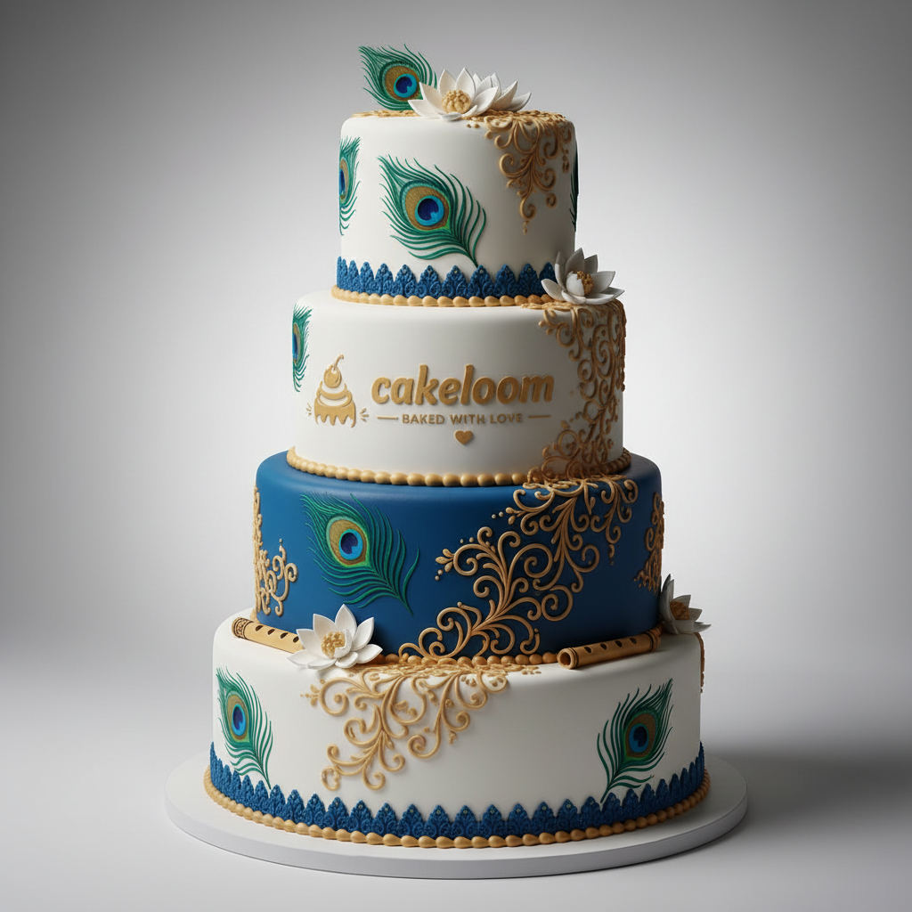 Janmashtami Celebration Cake - Version 2